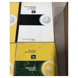 10 VARIOUS MANUALS FOR JOHN DEERE FARM EQUIPMENT