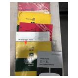 7 VARIOUS JOHN DEERE OPERATORS MANUALS