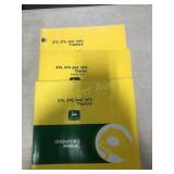 3 JOHN DEERE 70 SERIES OPERATORS MANUALS