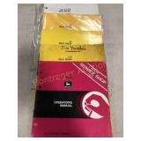 5 VARIOUS JOHN DEERE SHOP/ OPERATOR MANUALS