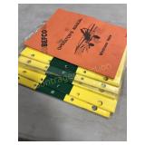 6 JOHN DEERE MANUALS FOR HAY TENDERS AND RAKES