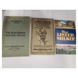 EARLY FARM MACHINE INSTRUCTION BOOKS