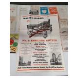 GROUPING OF MASSEY-HARRIS ADVERTISING PAPERS