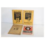4 PIECES OF MCCORMICK-DEERING OWNERS MANUALS