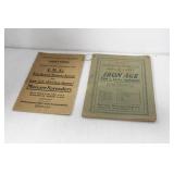 2 PIECES OF OLDER FARM RELATED ADVERTISING