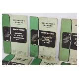 8 JOHN DEERE OPERATOR MANUALS