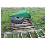 SKID LOADER TIRE, CYLINDER, WAGON TONGUE, LADDER