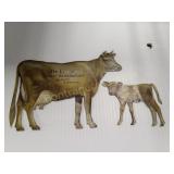 DE LAVAL CREAM SEPERATORS ADVERTISING TIN COWS SET