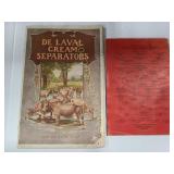 2 DE LAVAL CREAM SEPERATOR INFORMATION BOOKS