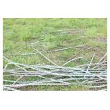 GROUPING OF 5 LIGHTING RODS & COPPER CABLE