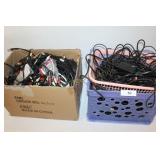 2 BOXES OF MISOULLNOUS MIC AND SPEAKER CORDS