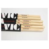 8 SET SOF VICKFIRTH DRUMSTICKS
