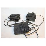 11 YAMAHA PEDALS, POWER CORDS