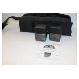 PAIR OF KUSTOM DWMST05 SPEAKERS WITH STAND