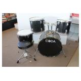 CODA 4 PIECE DRUM SET WITH YAMAHA STOOL