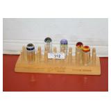 JIM DUNLOP GUITAR SLIDES AND DISPLAY RACK