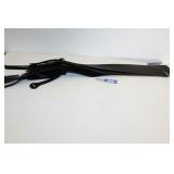6 BLACK LEATHER STRAPS