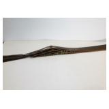 6 BROWN LEATHER STRAPS
