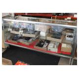 GLASS DISPLAY CASE, NO BACK DOORS