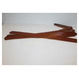 4 LEATHER STRAPS