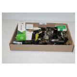 CLARINET MOUTH PIECES, BRACKETS, REEDS AND STAND