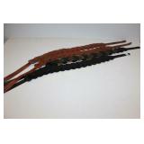 4 LEATHER STRAPS