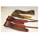 5 WIDE LEATHER STRAPS