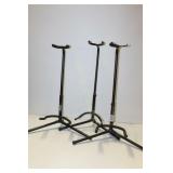 3 GUITAR STANDS