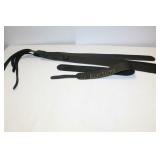 5 BLACK LEATHER STRAPS