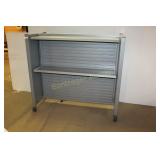 METAL SLAT-BACK ROLLING STORAGE UNIT