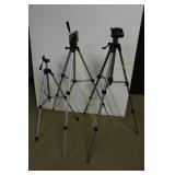 3 CAMERA TRIPODS