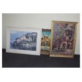 3 LARGE SCENERY PAINTINGS