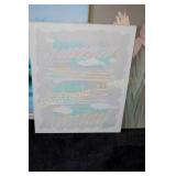 4 LARGE OUTDOOR PAINTINGS ON CANVAS