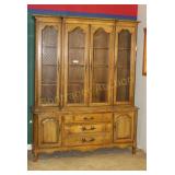 CHINA CABINET AND CONTENTS