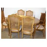 THOMSONVILLE DINING ROOM TABLE AND 6 CHAIRS