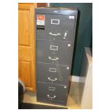 LARGE 4 DRAWER FILING CABINET