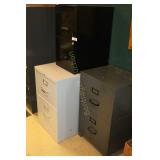 3 VARIOUS SIZED FILING CABINETS