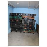 24 VARIOUS STYLE PLASTIC PALLETS