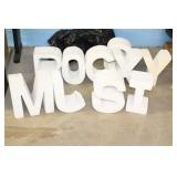 2 BAGS OF STYROFOAM LETTERS