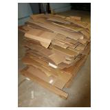LARGE PILE OF CARDBOARD AND OR BOXES