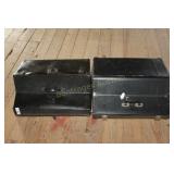2 HARD ACCORDEON CASES