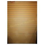 6 SECTIONS OF 97" X 67" SLAT WALL