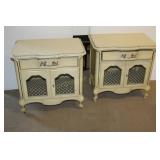 STORAGE SHELVES, END TABLES, SWIVEL STOOL
