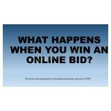 WHAT HAPPENS AFTER THE AUCTION ENDS?