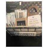 "GET ORGANIZED"  BASKET