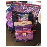 HANDMADE TOTE PURSE W/ MATCHING WALLET