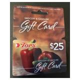 $25 TOPS GIFT CARD