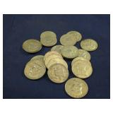 22 FRANKLIN HALF DOLLARS