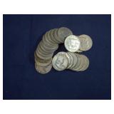 (26) 1953 FRANKLIN HALF DOLLARS