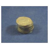 10 FRANKLIN HALF DOLLARS